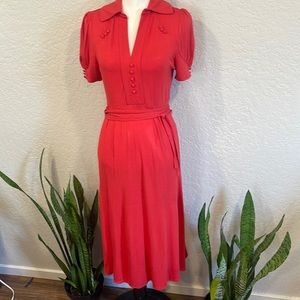 Vintage Y2K Lapis Red Dress